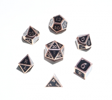 16mm Copper w/Black enamel Dwarven Metal® 7 pc set