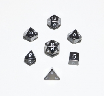 Black Nickle 16mm 7pc Dwarven Metal®