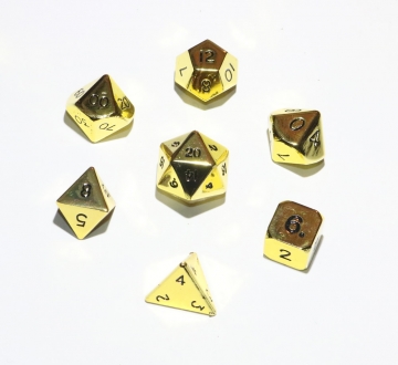 12mm Gold hue Dwarven Metal® 7 pc set