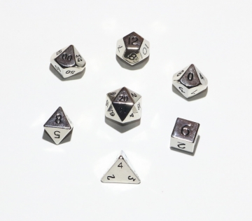 12mm Silver hue Dwarven Metal® 7 pc set