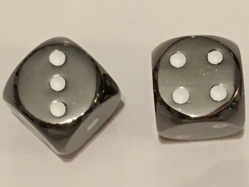 12mm Black Nickel hue Dwarven Metal® single pipped die