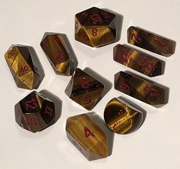 16mm 10 Piece Hybrid Tiger Eye set