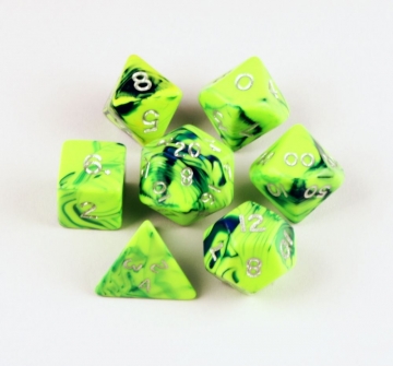 7 pc Fantasy Toxic-Green/Blue
