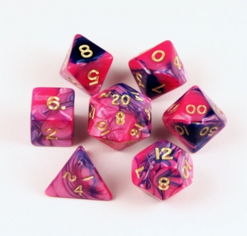 7 pc Fantasy Toxic-Blue/Pink