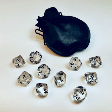 Clear Quartz 10d10 12mm Dwarven Stones®