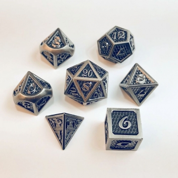 Dragon Scales 7 piece 16mm set in Gold and Black