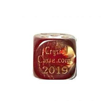 2019 Crystal Caste Commemorative Pipped D6