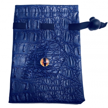 Dragon bag, medium blue