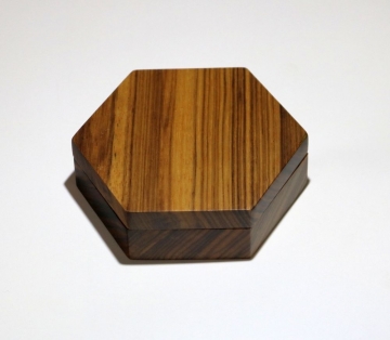 DiceHive™ Zebrawood Dice case