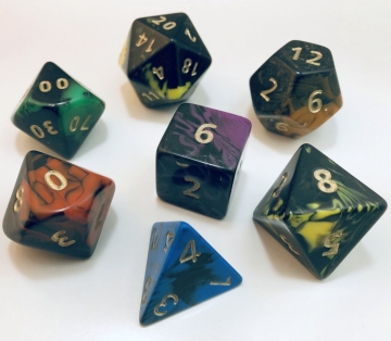 Giant 7 piece set of multi colored 35mm Oblivion®!