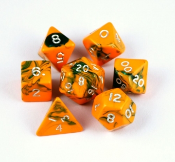 Giant 7 piece set of orange/green 35mm Toxic colors!