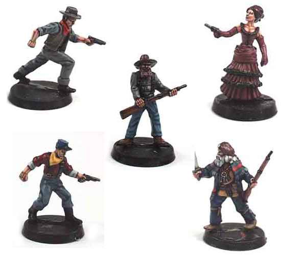 Crystal Caste Moderns Wild West Heroes Set 2